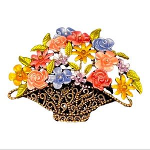 PRETTY FLOWERPOT PIN